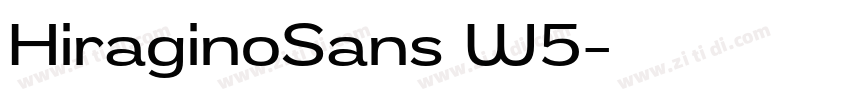 HiraginoSans W5字体转换 HiraginoSans W5字体转换